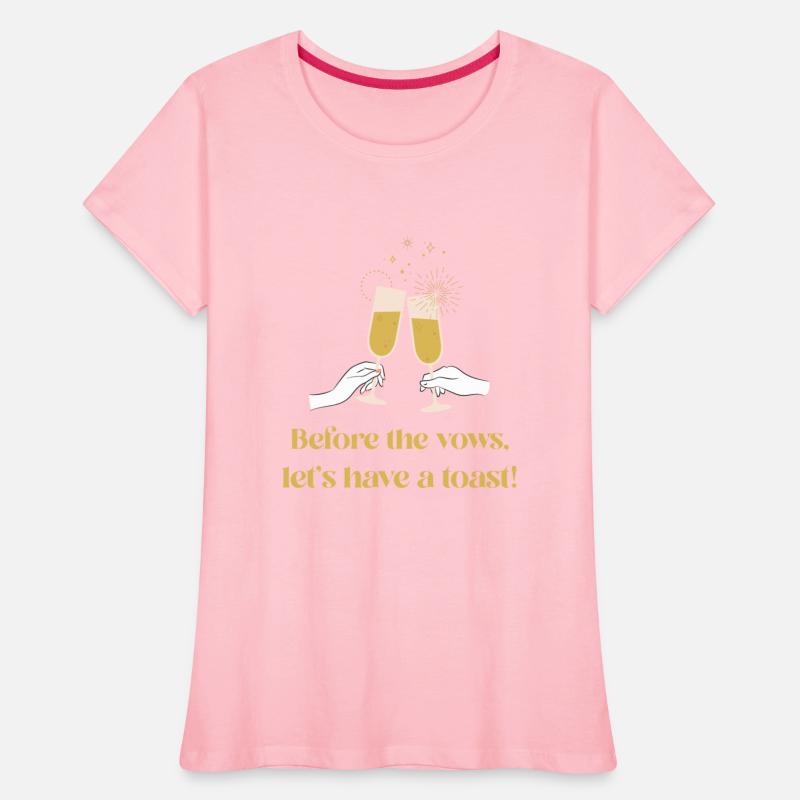 Before the vows let s have a toast Sparkling wine