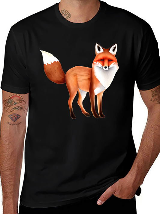 Fox Graphic T-Shirt - Unisex Black Tee