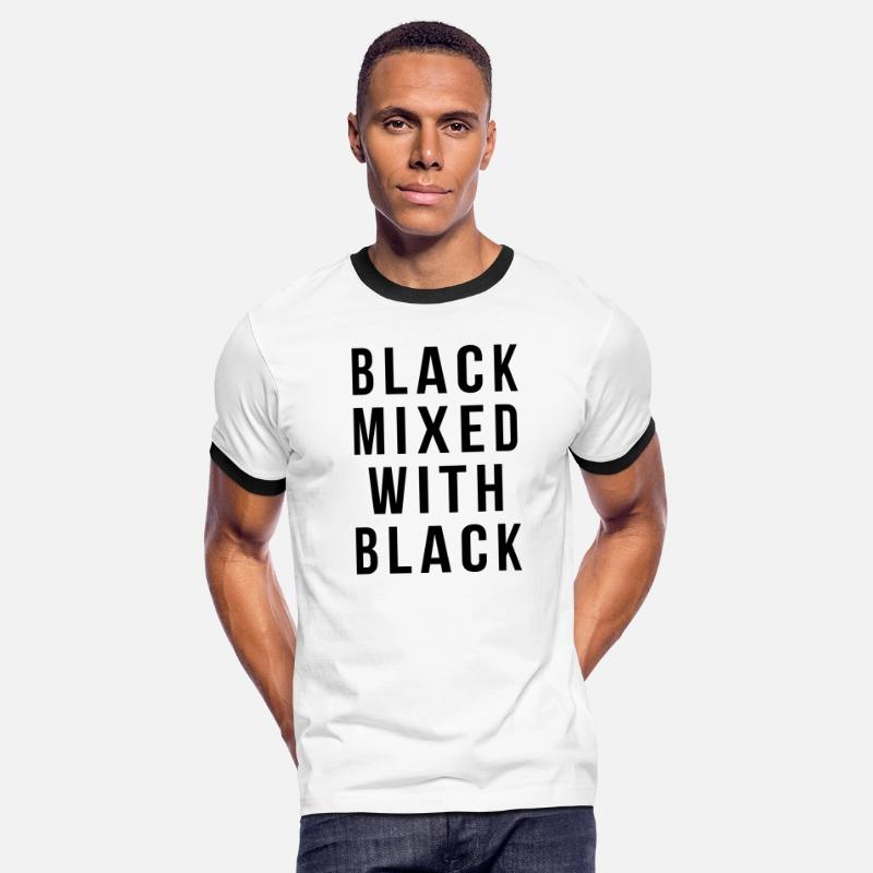 Black mixed with black