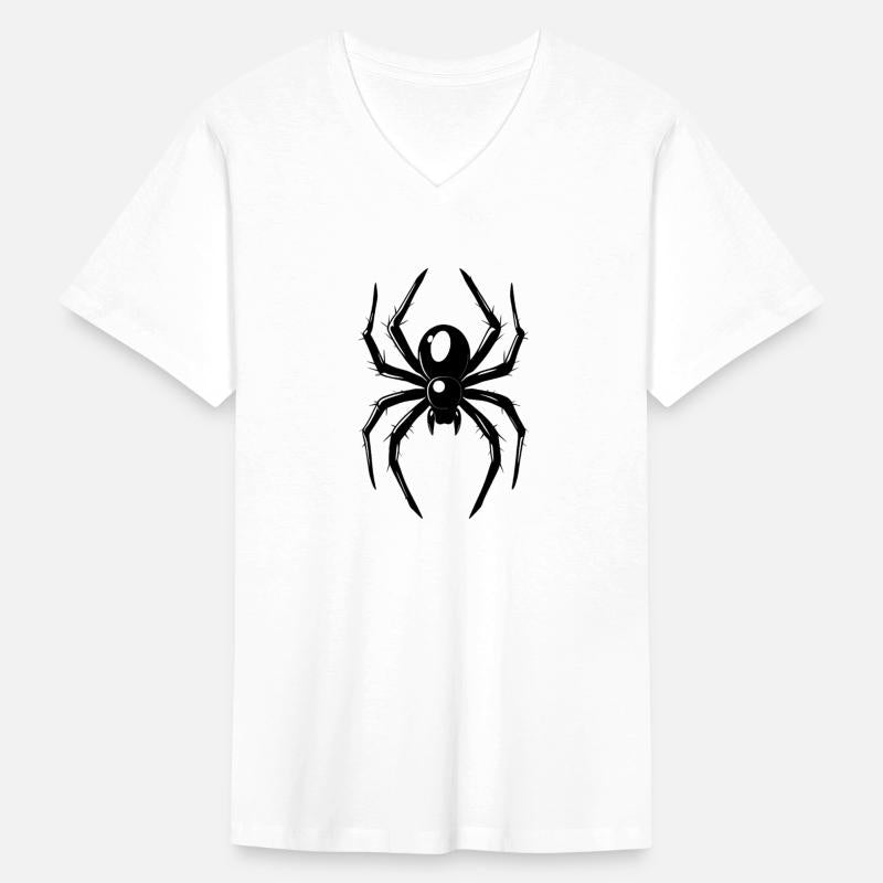 Black Spider With Glossy Legs