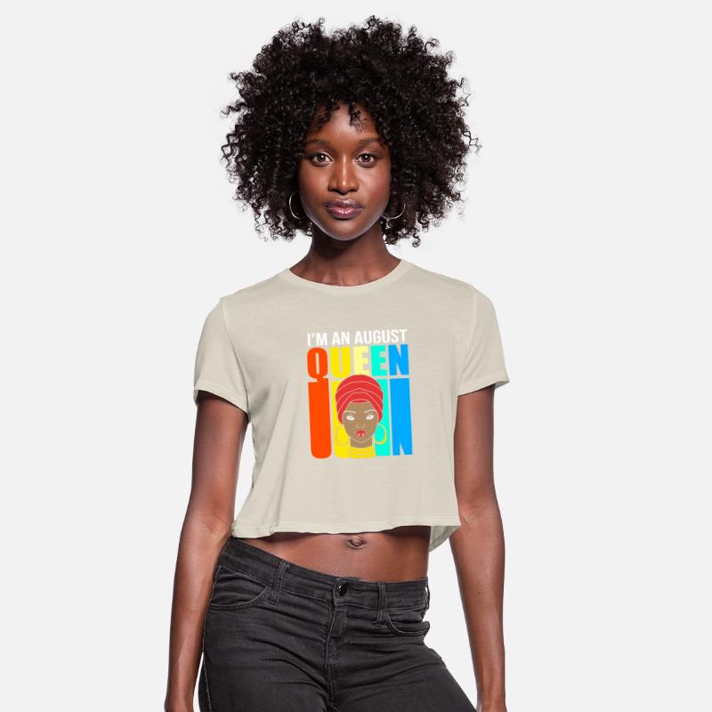Black Women Afro Retro Zodiac August Queen
