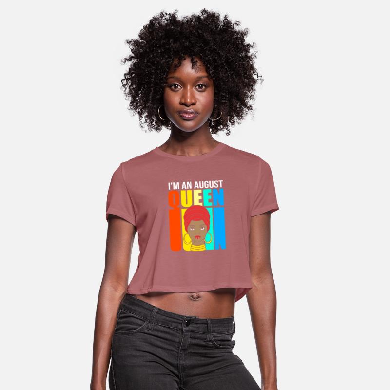 Black Women Afro Retro Zodiac August Queen