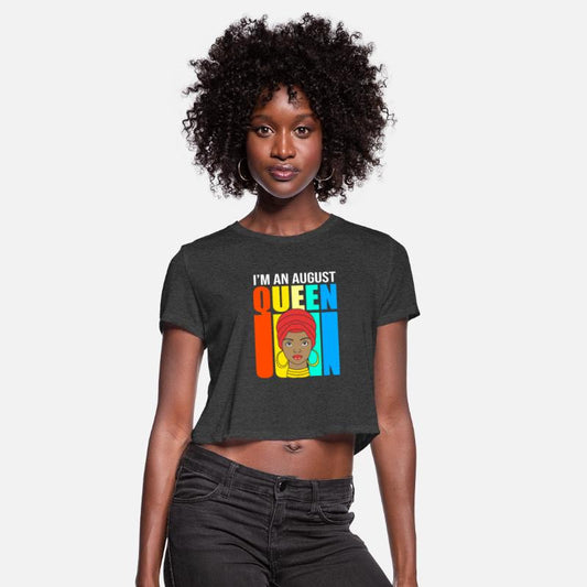 Black Women Afro Retro Zodiac August Queen