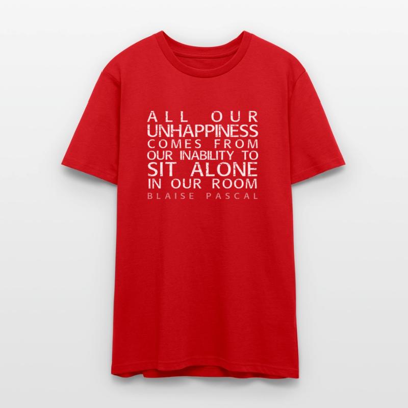 Blaise Pascal Quote: All Our Unhappiness