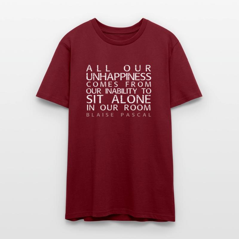 Blaise Pascal Quote: All Our Unhappiness