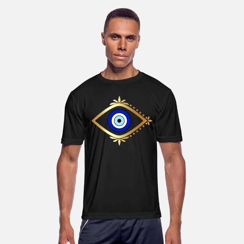 Blue Golden Evil Eye