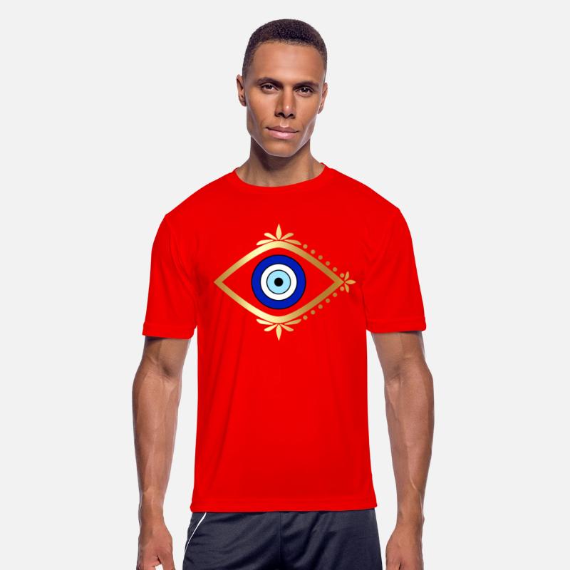 Blue Golden Evil Eye
