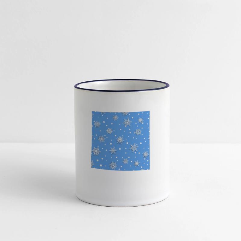 Blue Snowflakes Pattern