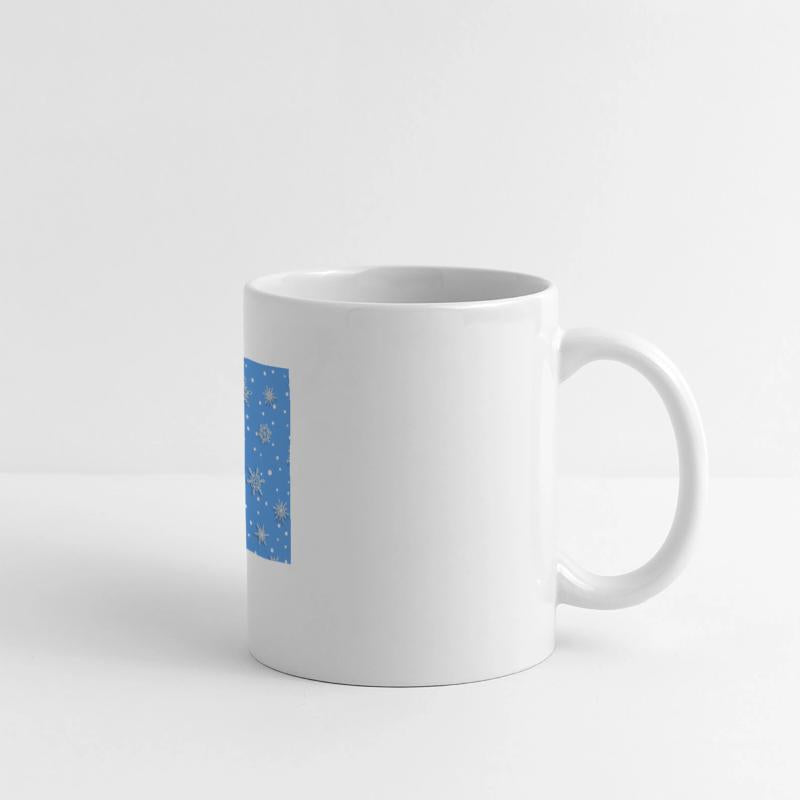 Blue Snowflakes Pattern