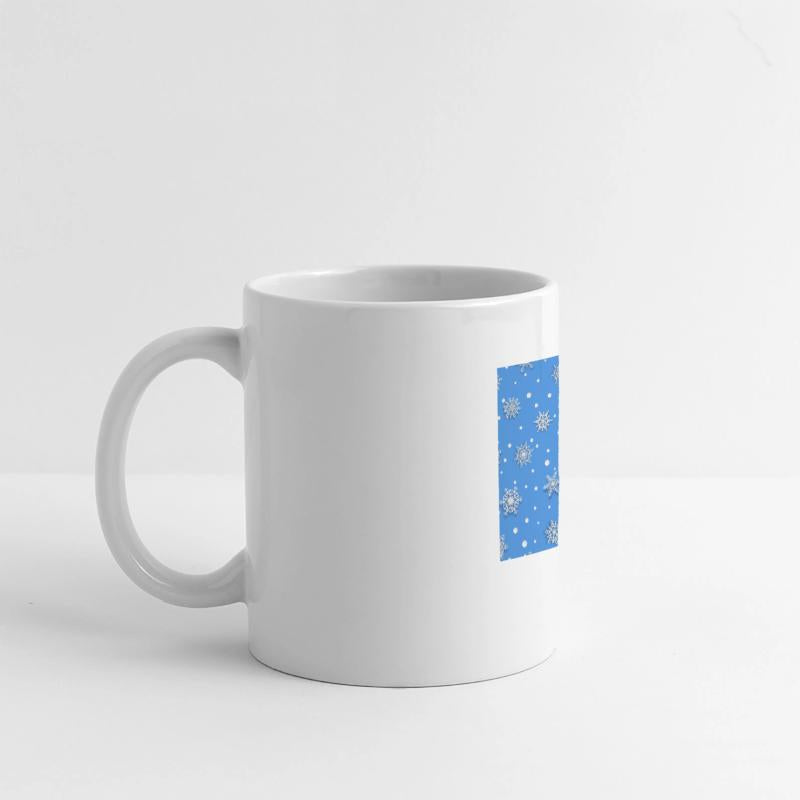 Blue Snowflakes Pattern
