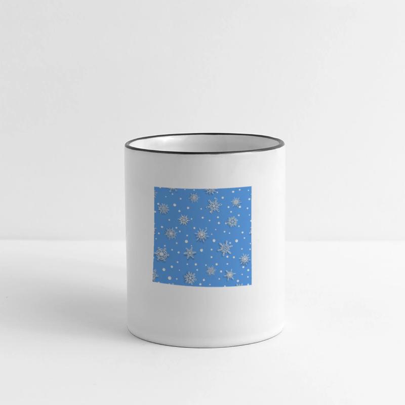 Blue Snowflakes Pattern