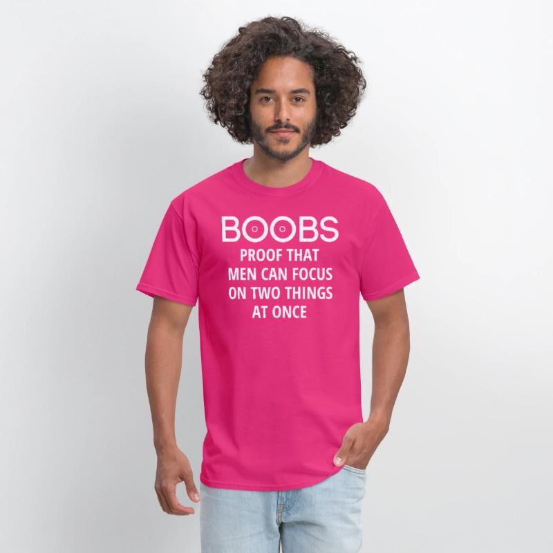 BOOBS Proof That Men Can Focus On Two Things At