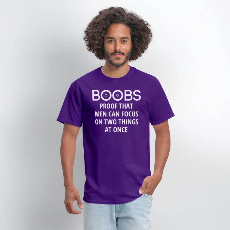 BOOBS Proof That Men Can Focus On Two Things At