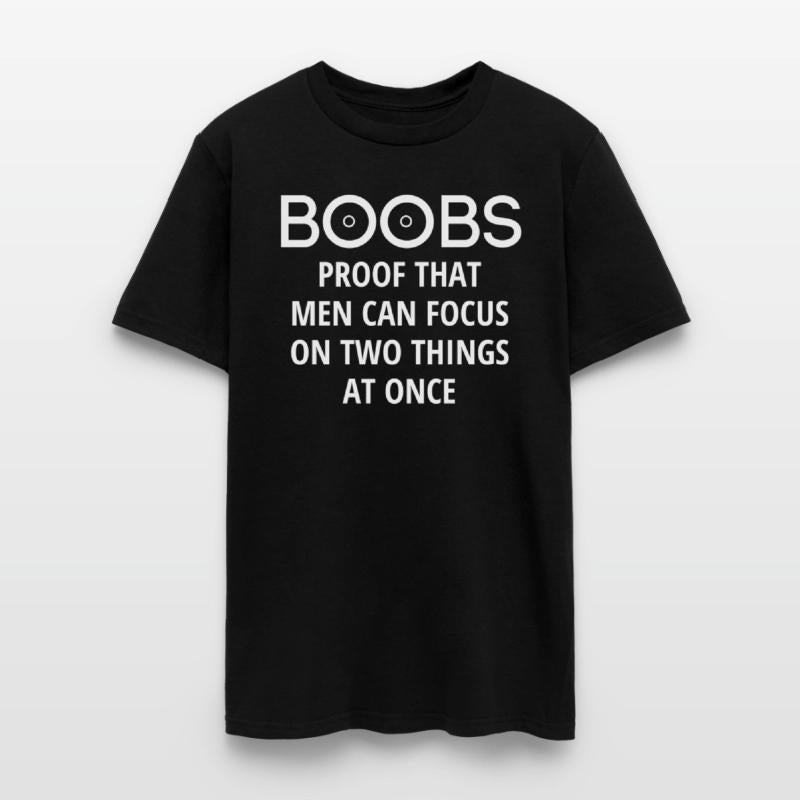 BOOBS Proof That Men Can Focus On Two Things At