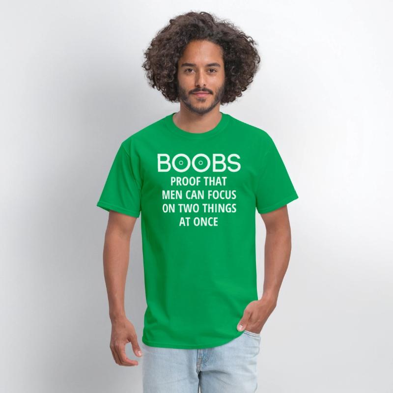 BOOBS Proof That Men Can Focus On Two Things At