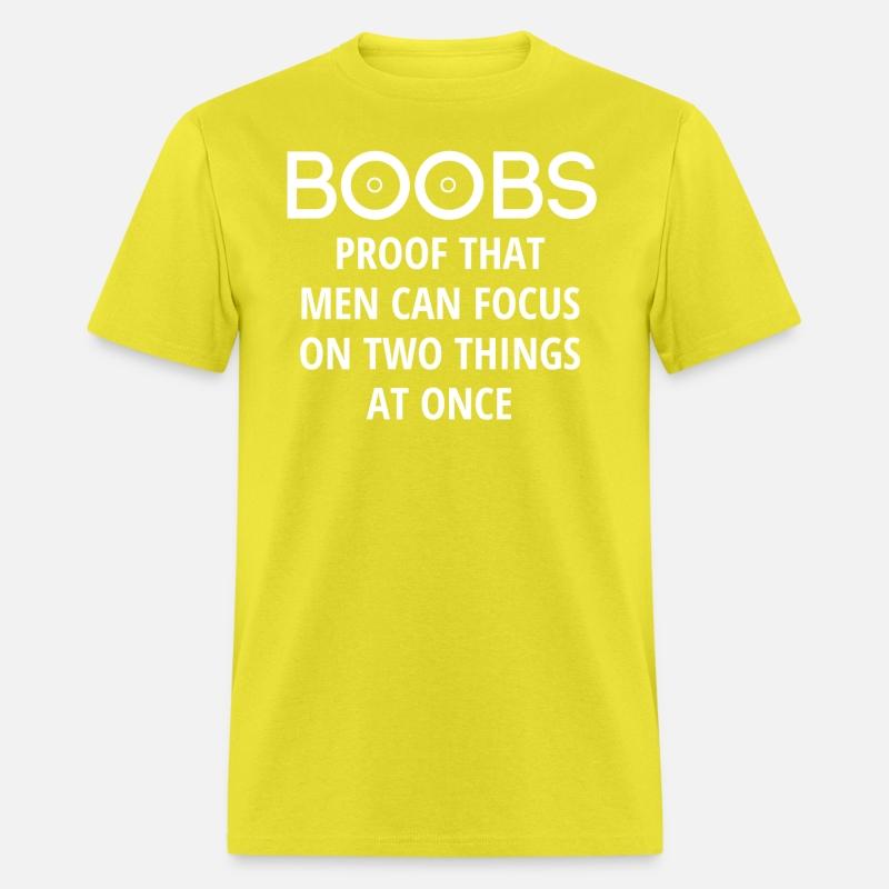 BOOBS Proof That Men Can Focus On Two Things At