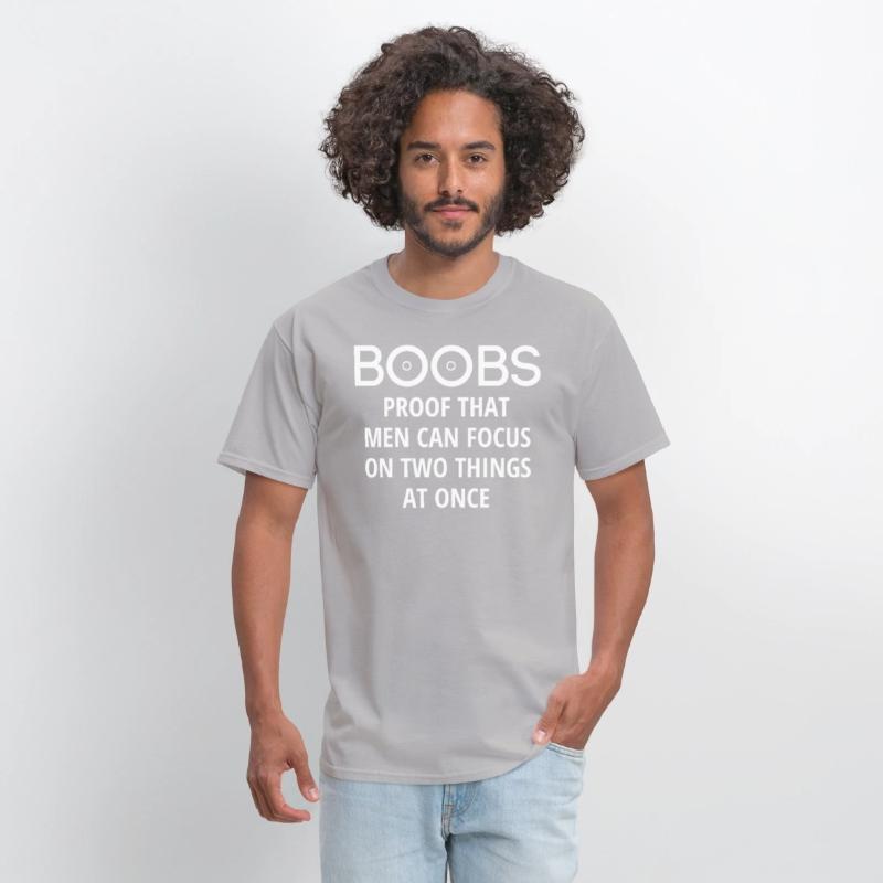 BOOBS Proof That Men Can Focus On Two Things At