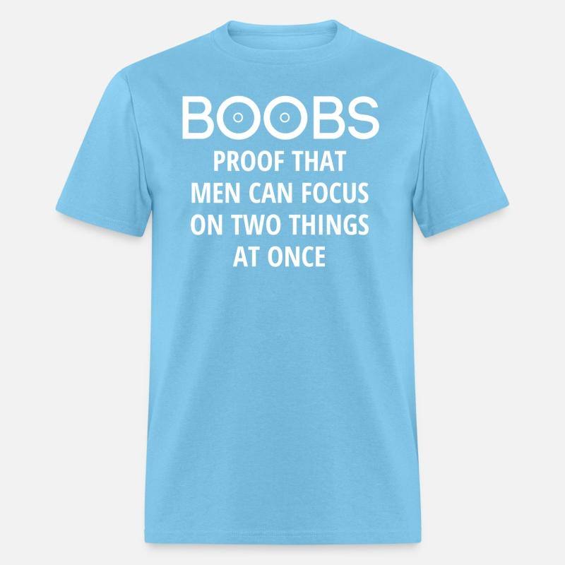 BOOBS Proof That Men Can Focus On Two Things At