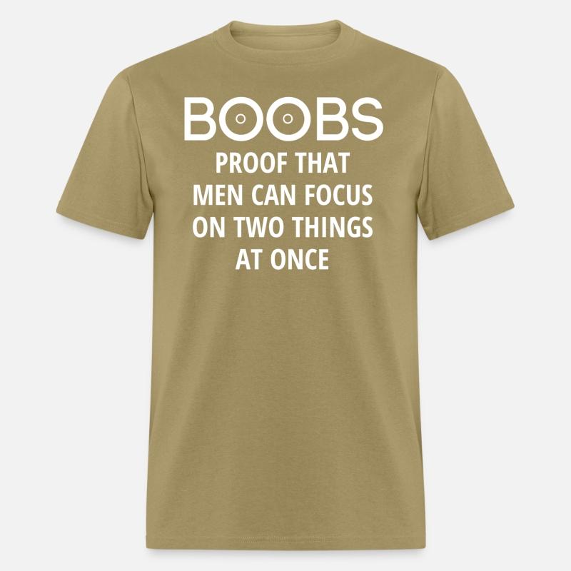 BOOBS Proof That Men Can Focus On Two Things At