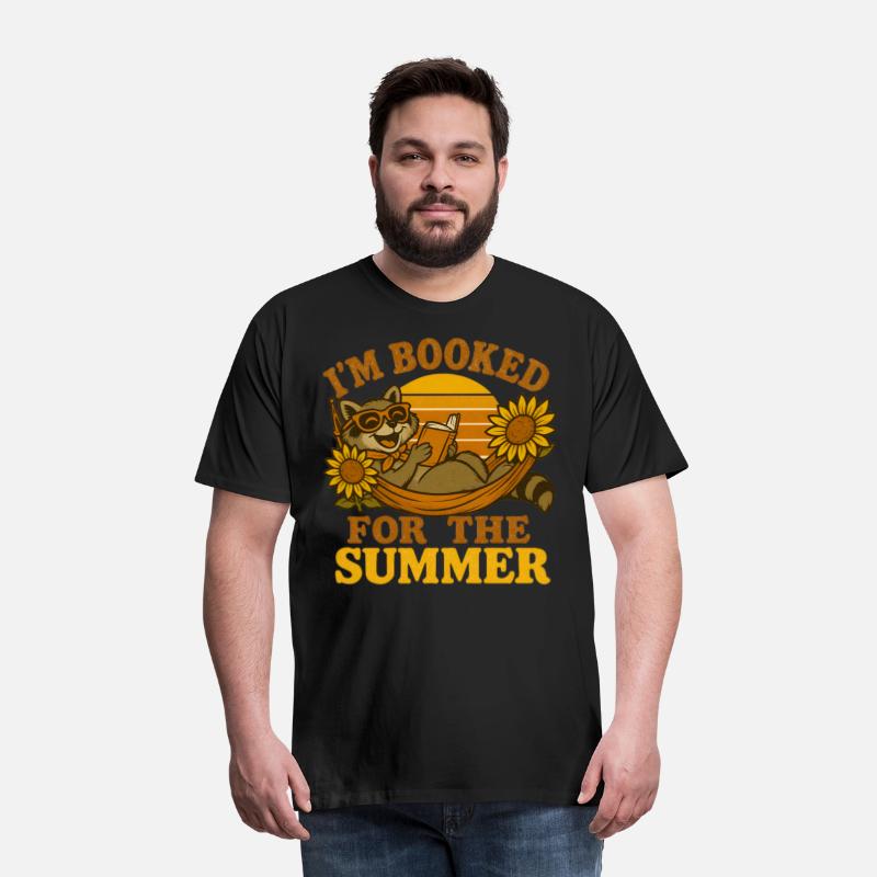 Booked for the Summer Raccoon Reading Hammock Book
