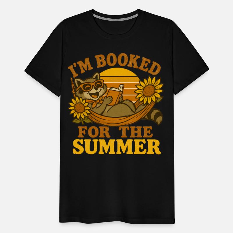 Booked for the Summer Raccoon Reading Hammock Book