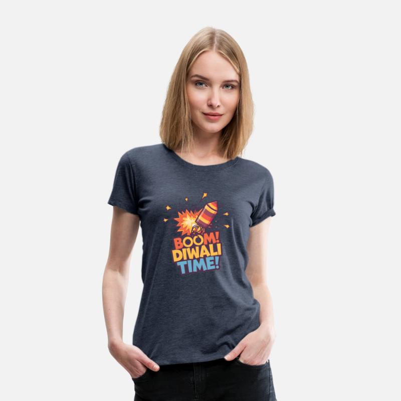 Boom Diwali Time Fun Firecracker Design