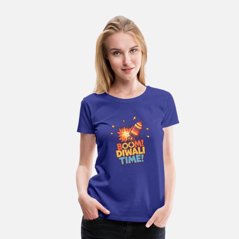 Boom Diwali Time Fun Firecracker Design