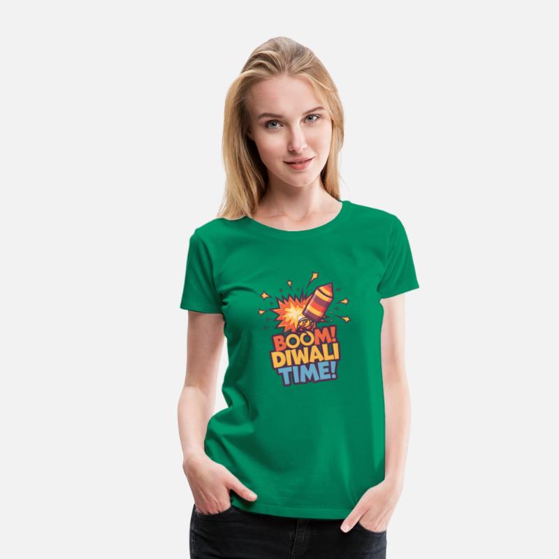 Boom Diwali Time Fun Firecracker Design
