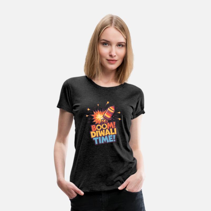 Boom Diwali Time Fun Firecracker Design