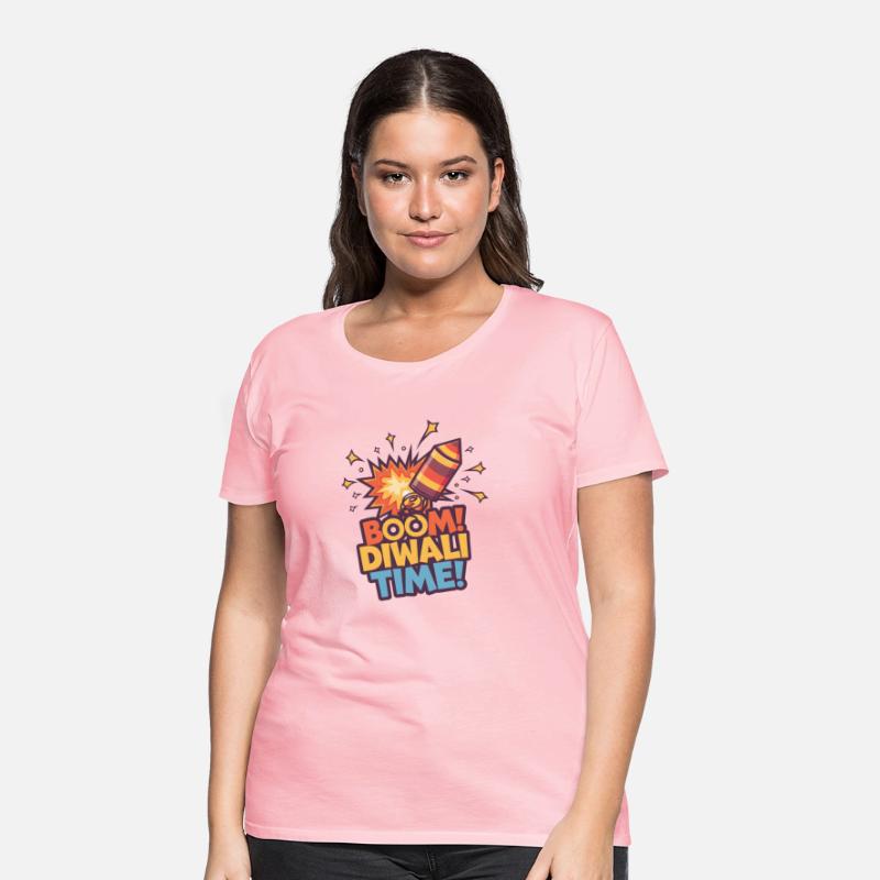 Boom Diwali Time Fun Firecracker Design