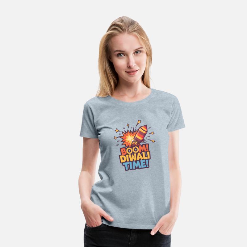 Boom Diwali Time Fun Firecracker Design