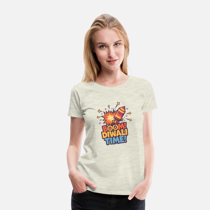 Boom Diwali Time Fun Firecracker Design