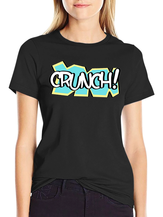 Crunch! Black Graphic Print T-Shirt