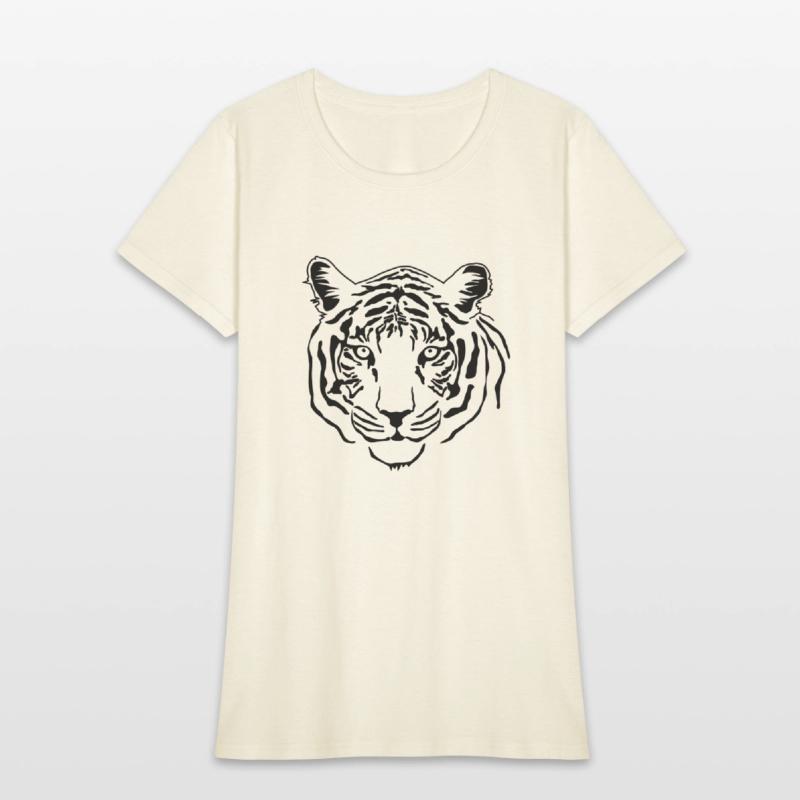 Brave Tiger Face