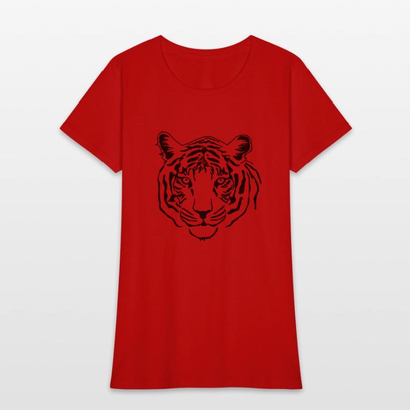 Brave Tiger Face