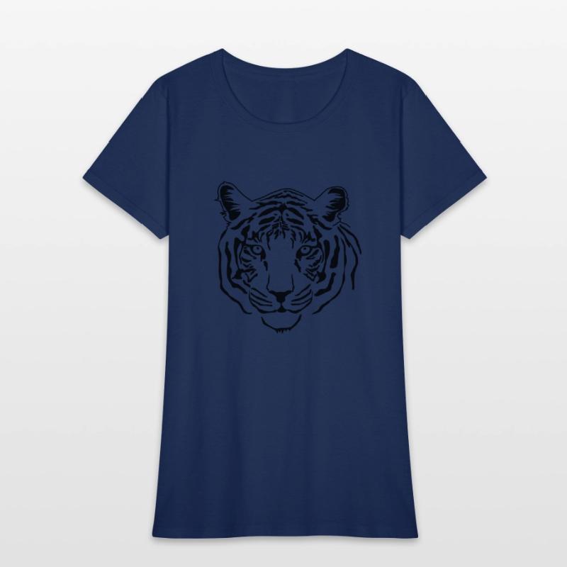 Brave Tiger Face