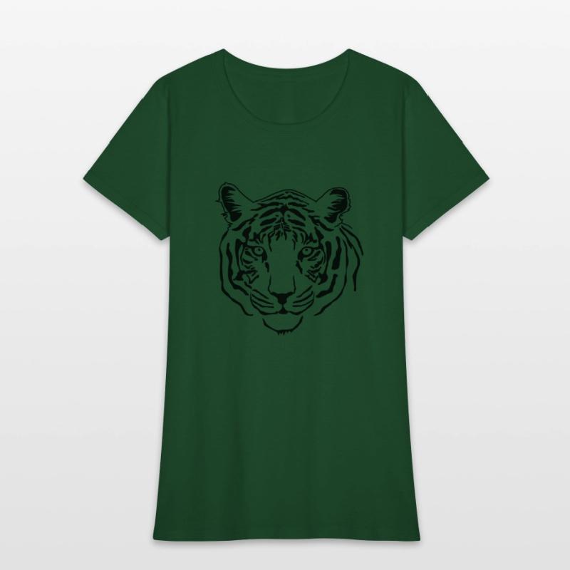 Brave Tiger Face
