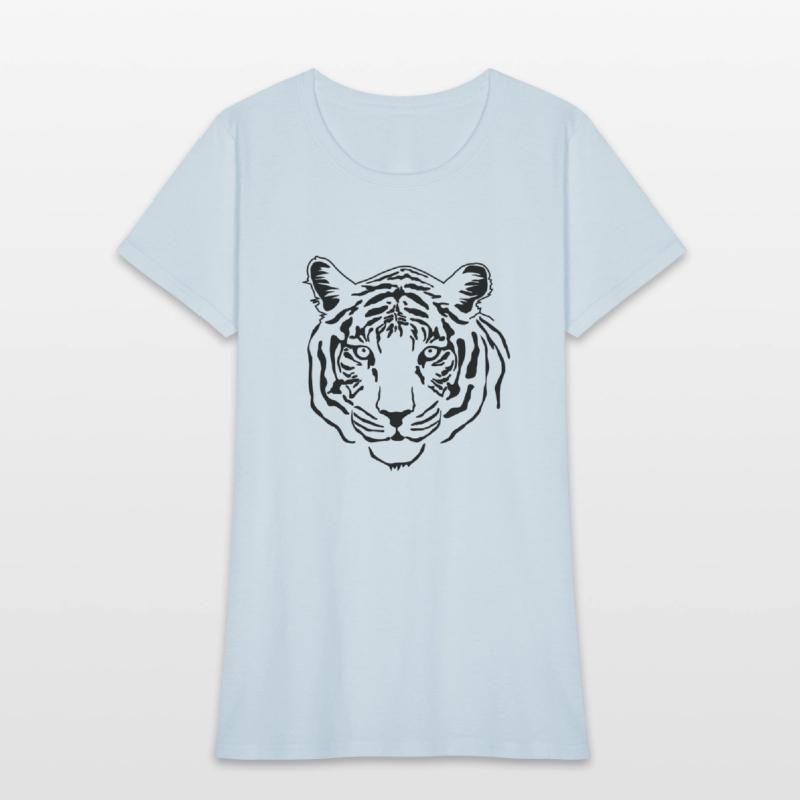Brave Tiger Face
