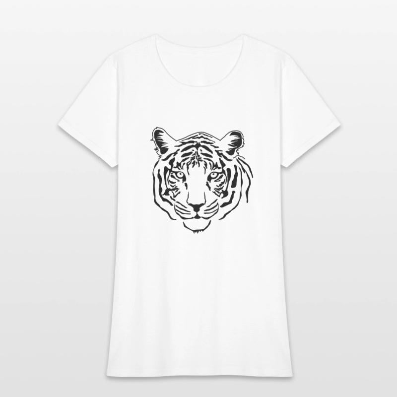 Brave Tiger Face