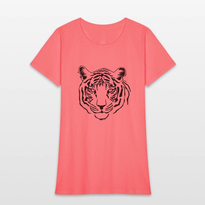 Brave Tiger Face