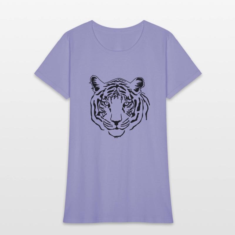 Brave Tiger Face