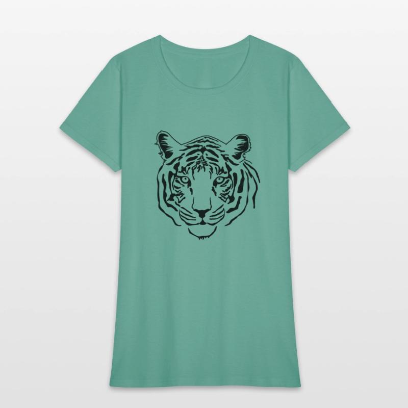 Brave Tiger Face