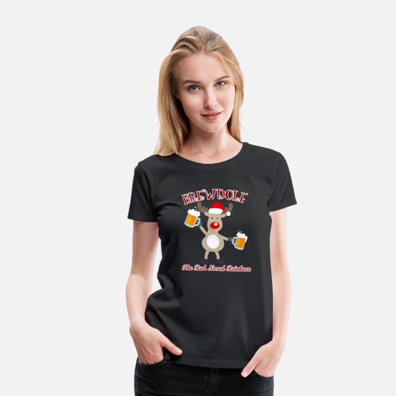 Brewdolph Red Nosed Reinbeer Christmas Reindeer