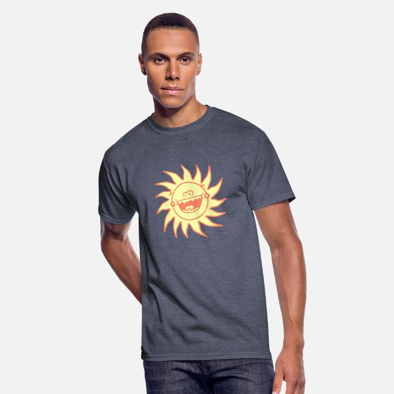Bright Sun Funny Happy Face Smile Comic Cartoon