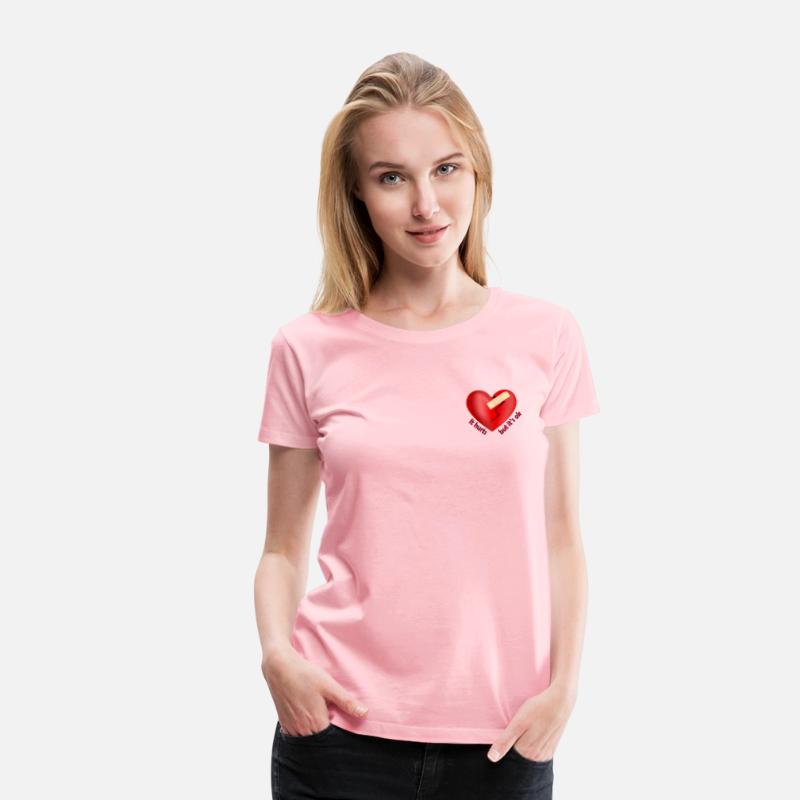 Broken heart healed with patch motivational quote