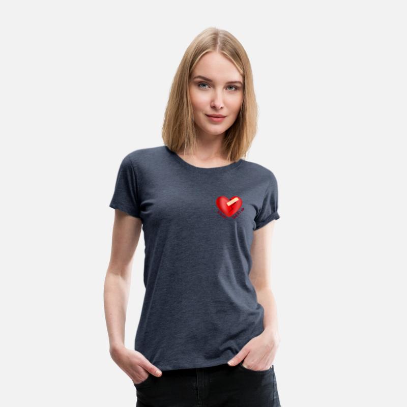 Broken heart healed with patch motivational quote