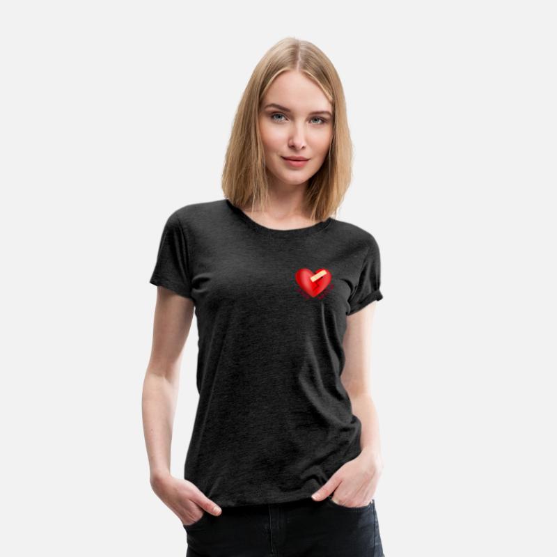 Broken heart healed with patch motivational quote