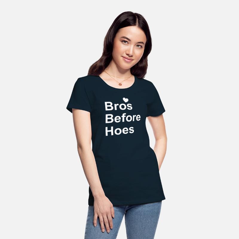 Bros Before Hoes Cute Gay Man Quote