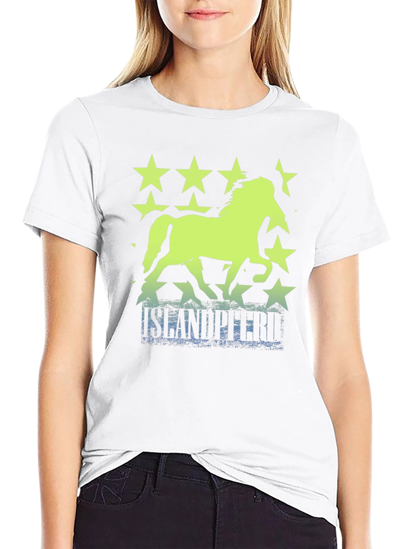 Icelandic Horse Stars T-Shirt