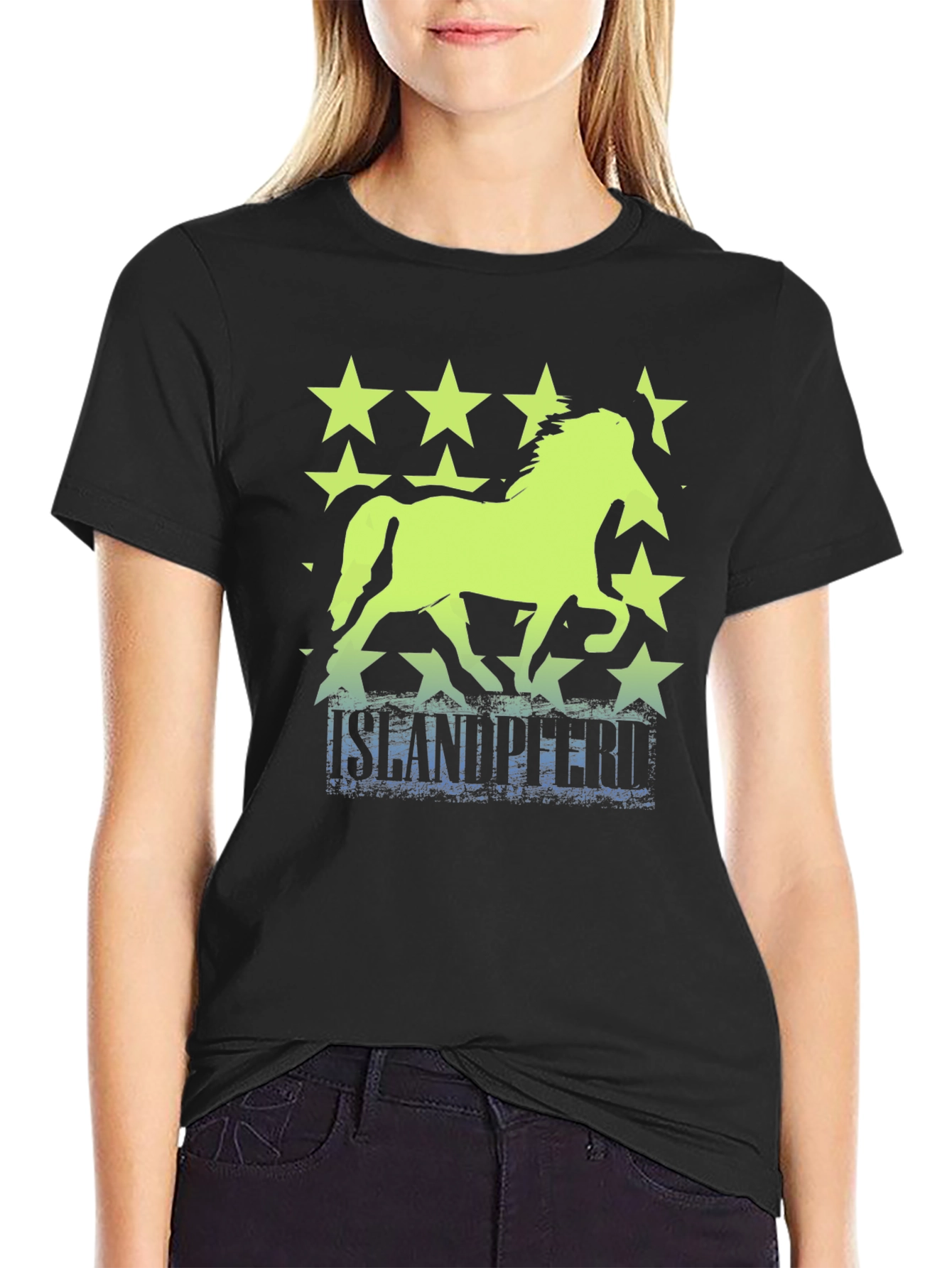 Icelandic Horse Stars T-Shirt